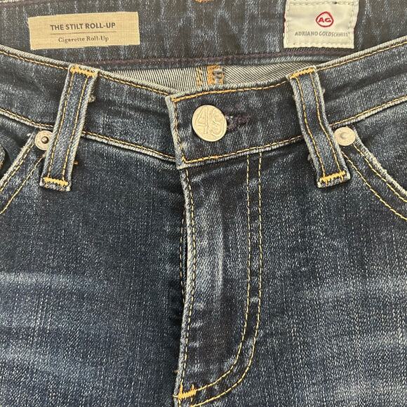 AG Adriano Goldschmied The Stilt Roll-Up Jeans Cigarette SZ26 - Picture 6 of 10